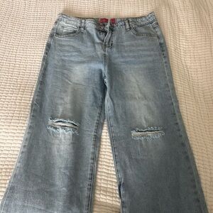 Wide leg Distressed Jeans From Stitch Fix
